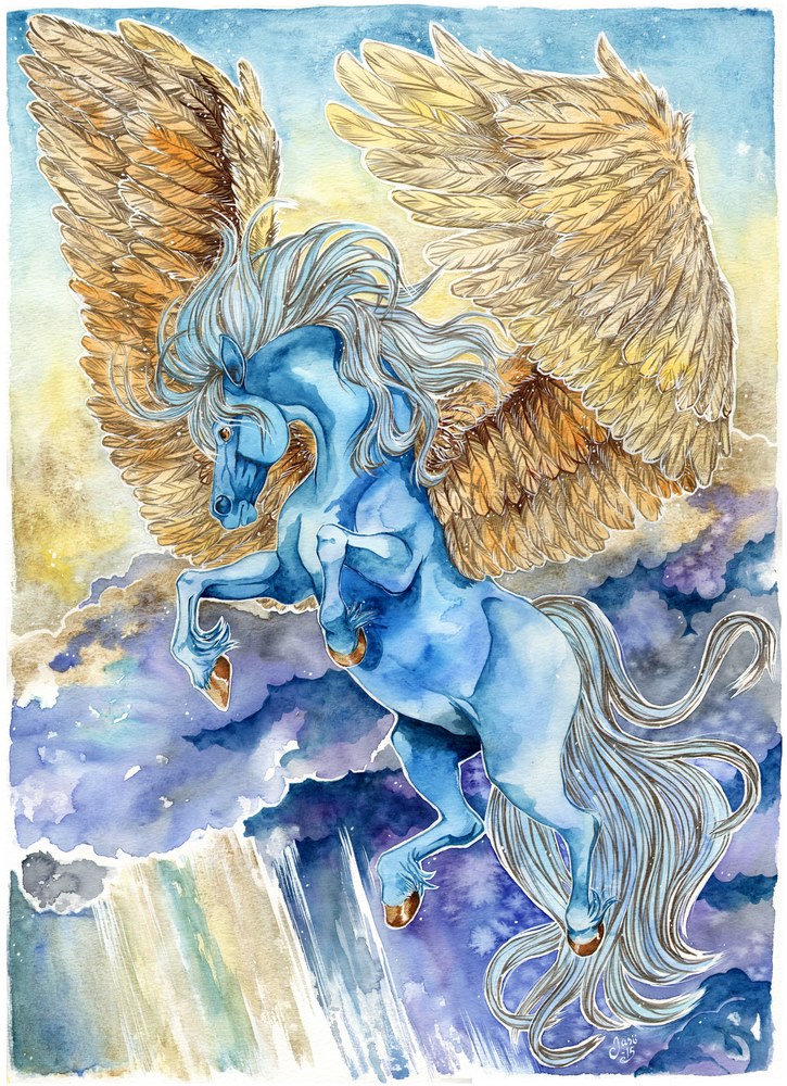Original Painting - Pegasus 